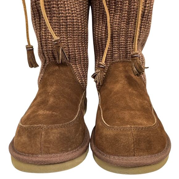 UGG Suburb Crochet Tall Boots, Women's Size 7 - Picture 3 of 8